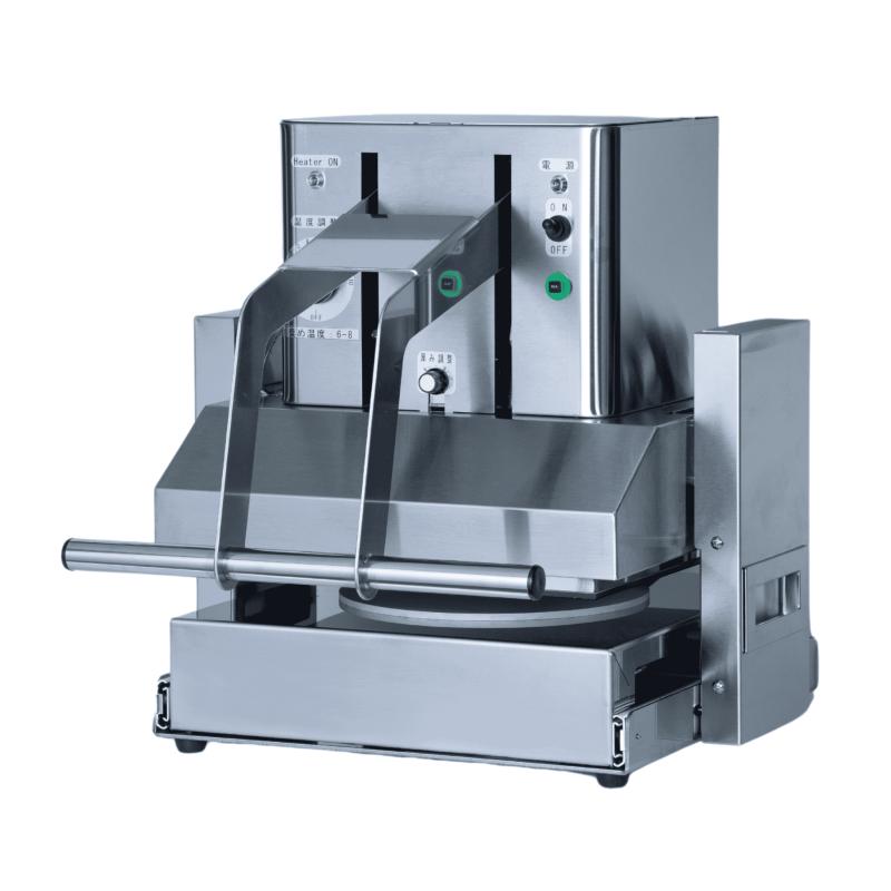 【人手不足対策・均一化】誰でも30秒で「耳あり」本格ピザ。圧延式ピザ成型機「E-PRESS」